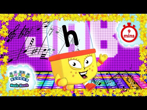 #MusicMonth Phonics - Letters in Harmony | Alphablocks Weekly Jukebox |#LearningSongs