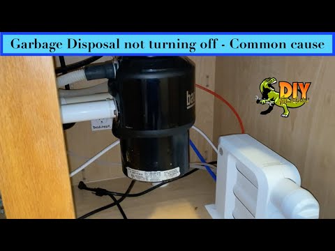 Garbage disposal not turning off - Common cause