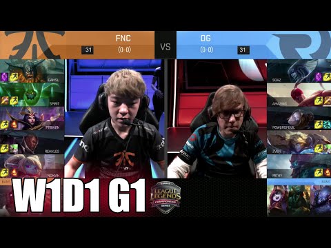 Fnatic vs Origen | Week 1 Day 1 S6 EU LCS Spring 2016 | FNC vs OG G1 W1D1