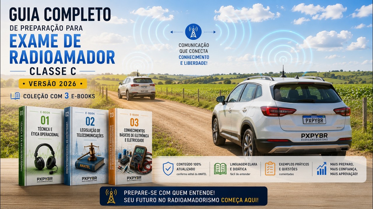 Assista: como se preparar para a prova da Anatel Radioamador Classe C