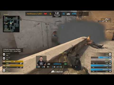 coldzera pistol round ACE vs HellRaisers [ DreamHack Masters Stockholm 2018 ]