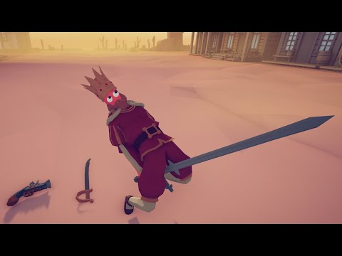 TABS - King vs Captain 1v1 on EVERY Map