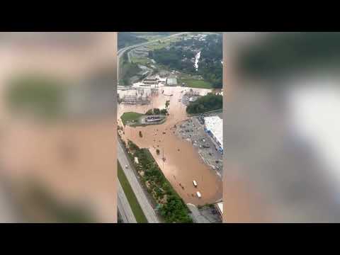 Video Thumbnail: West Virginia flooding forces evacuations after heavy downpours