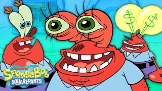 Every Time Mr. Krabs&#39; Eyes Pop Out, Explode, or Transform  👀 | SpongeBob