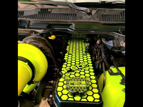 Full Send Diesel--Beautiful Cummins 2nd Gen Swap- Billet Valve Cover-------- V-BAND INTAKE!-----FSD