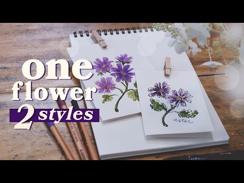 How to Paint Watercolor Flowers for Beginners (2 Easy Styles)