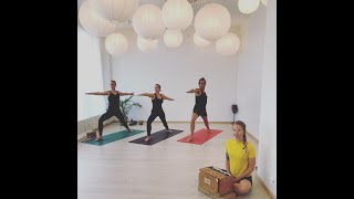 Spiritual warrior - a 60 minute long Jivamukti Yoga class taught by Karin Knape