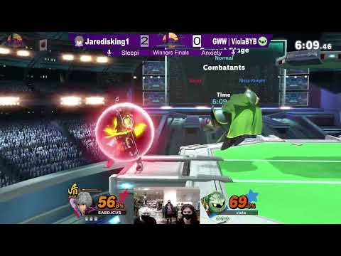 Super Smash Bros. Ultimate SSBU jaredisking1 vs ViolaBYB Sleepi Sundown #5
