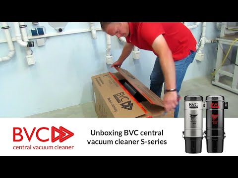 Unboxing BVC central vacuum cleaner S-series