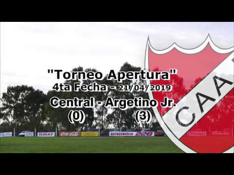 4ta Fecha Torneo Apertura: Central 0 - Argentino Jr  3
