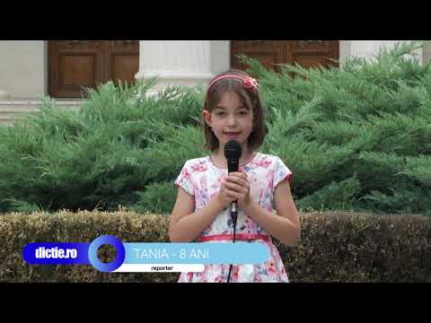 TANIA BONDOC, elevă a Școlii TV pentru copii Dicție.ro relatează despre Ateneul Român