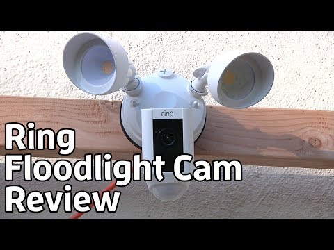 Ring Floodlight Cam Plus with Ring Spotlight Cam Plus, Plug-In White video review thumbnail