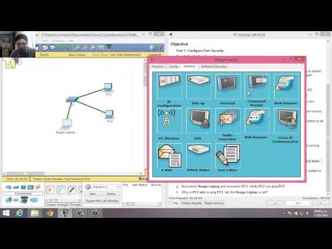 5.2.2.7 - 2.2.4.9 Packet Tracer - Configuring Switch Port Security