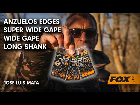 Haczyk Fox Edges Super Wide Gape Long Shank rozm. 4 (10 Szt.) film wideo 