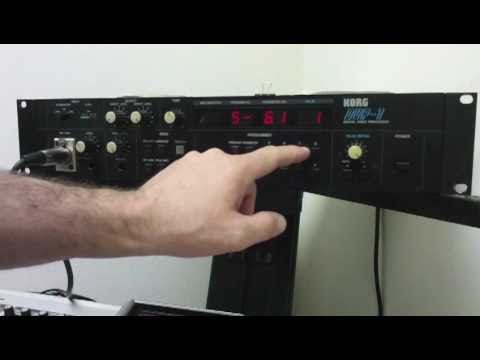 Korg DVP-1 Digital Voice Processor Demo / Introduction