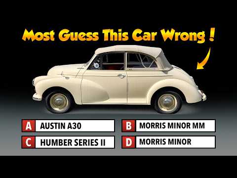 20 Best-Selling UK Cars of the 1950s | Can You Guess all 20 Cars By Rear End?