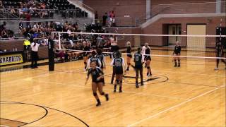 preview picture of video 'Lake Ridge HS Varsity Volleyball vs Forney HS 3'