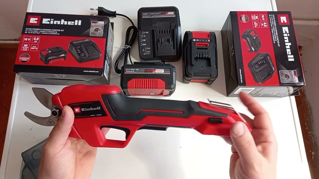 AL MIGLIOR PREZZO: Forbici Cesoie EINHELL elettriche Batteria 18V potatura & Giardinaggio