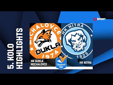 5. kolo: HK Dukla Michalovce - HK Nitra 4:5 (0:1, 3:3, 1:1)