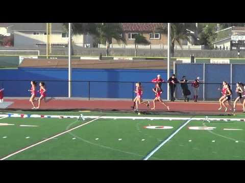 FS & JVG 800m vs Servite & Rosary 3-9-16 - Los Alamitos Girls