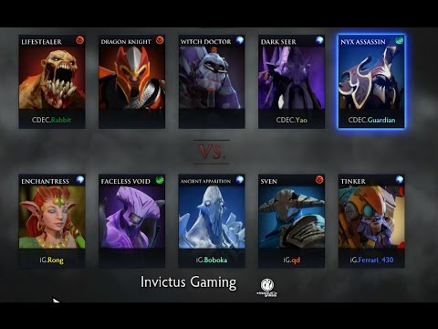 Dota 2 IG Vs CDEC #G1 | S Li-League StarSeries IG Vs CDEC 2016