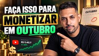 Para Monetizar e Escalar seus ganhos com Canal Dark em Outubro no Youtube Faça exatamente isso...