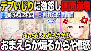 リスナーにデブ扱いされた怒りのあまりまさかの配信画面を叩き割ってしまう音乃瀬奏【ホロライブ/ホロライブ切り抜き】