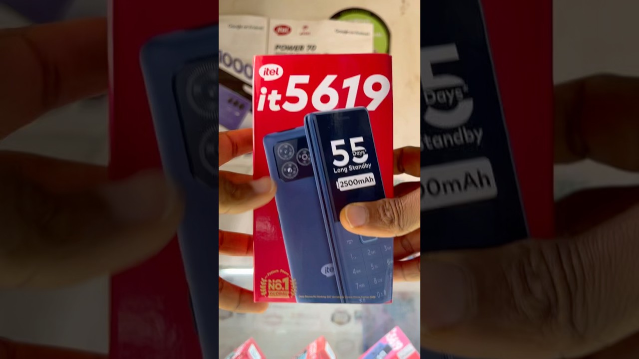 Itel 5619, Big Battery Feature Phone Unboxing, Torch & FM Testing #techshorts #buttonphone
