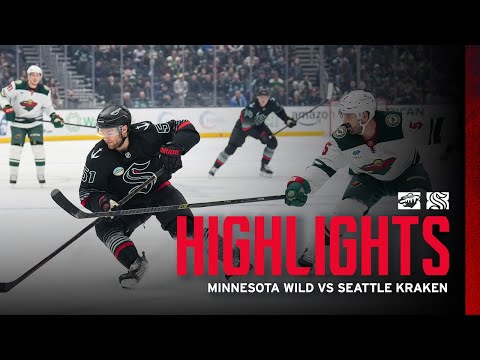 Minnesota Wild vs Seattle Kraken | 12/8 Game Highlights
