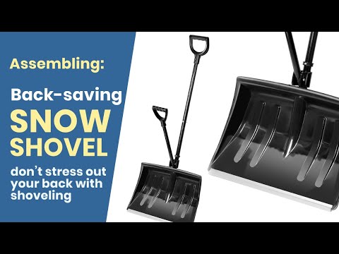 Double Handles Back-Saving Snow Shovel MF-SXC04 / Product Instruction