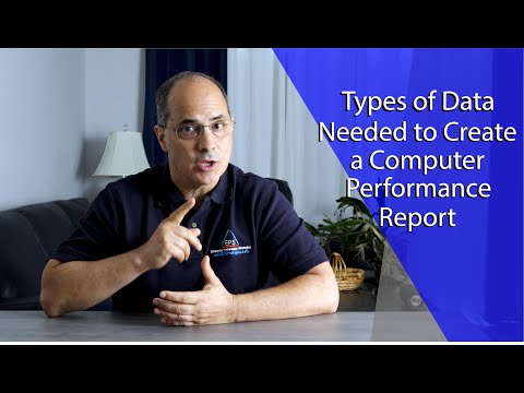 Data Needed to Create a Computer Performance Report