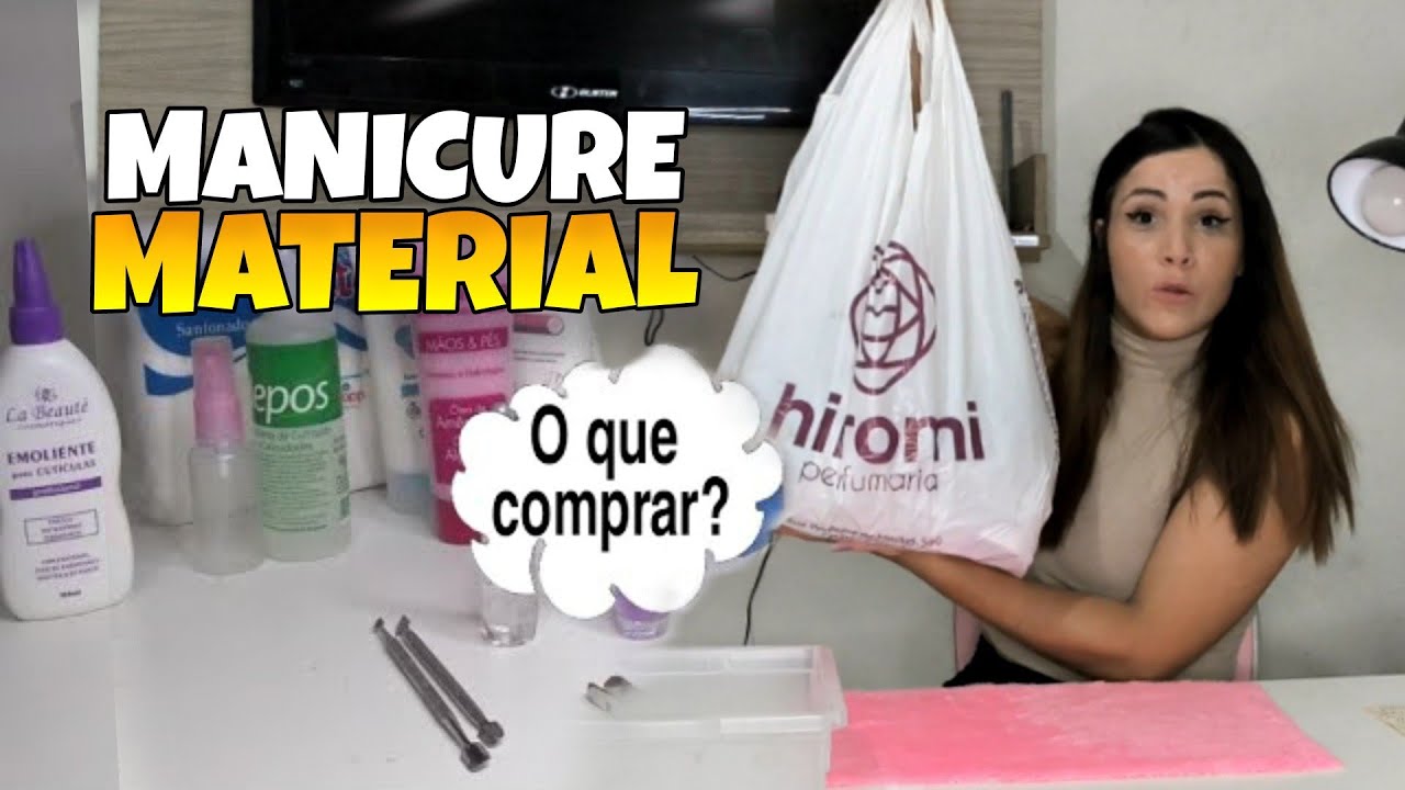 DICAS DE PRODUTOS PARA MANICURE INICIANTE ATUALIZADO!!!!