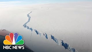 Huge Iceberg Breaks Off Antarctic Ice Shelf | NBC News