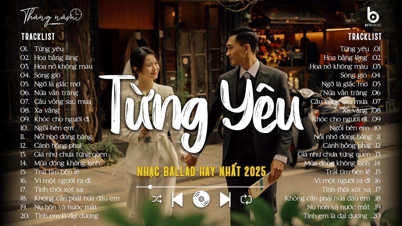 Từng Yêu, Hoa Bằng Lăng,...| Nhạc Xưa Chill Nhẹ Nhàng - Nhạc Ballad Hay Nhất 2025