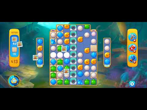 Fishdom Easy Level 10709 (with ingame lightning booster) @choraelmin