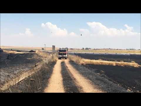 Incendio en Negrilla de Palencia
