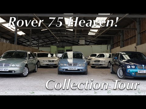 The ULTIMATE Rover 75 Collection Tour - In-depth - Launch Car, PPD, MG ZT V8 and More!