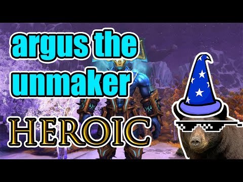 (GUARDIAN POV) ANTORUS : argus the unmaker Heroic first kill! ( 7.3.5 ) second day of raid release!!