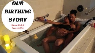 EMOTIONAL BIRTH STORY- Water Birth Experience, Hypnobirth, Natural Labor & Delivery Birth Footage