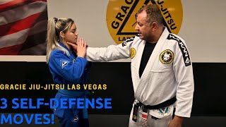 3 Self Defense Moves | Professor Mica Cipili | Gracie Jiu Jitsu Las Vegas