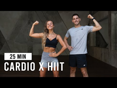 25 MIN FULL BODY CARDIO HIIT Workout (Intense, No Equipment)