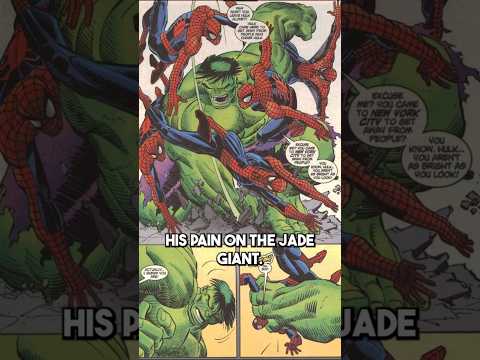 Spider-Man Takes His Anger Out on Hulk! #shorts #marvel #spiderman #comics