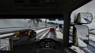 【ETS2】冬道の流し