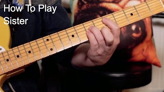 'Sister' Prince Guitar Lesson