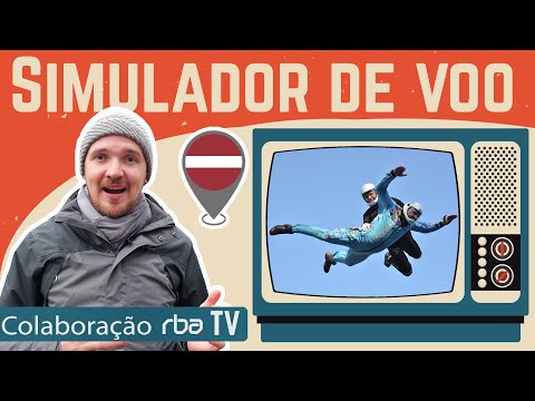 Simulador de Queda Livre 🌪  Túnel de Vento na Letônia 🇱🇻  Colaboração RBA TV 📺  Volta ao Mundo Nº099