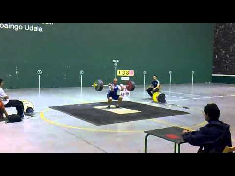 Francisco Cruz 138 kg dos tiempos Euskadi
