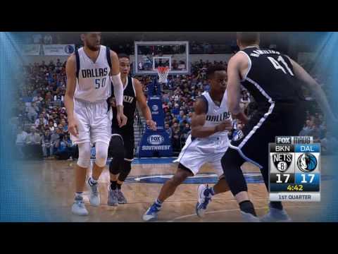 Yogi Ferrell Tough Layup | Nets vs Mavericks | 3.10.17 | 16-17 NBA Season