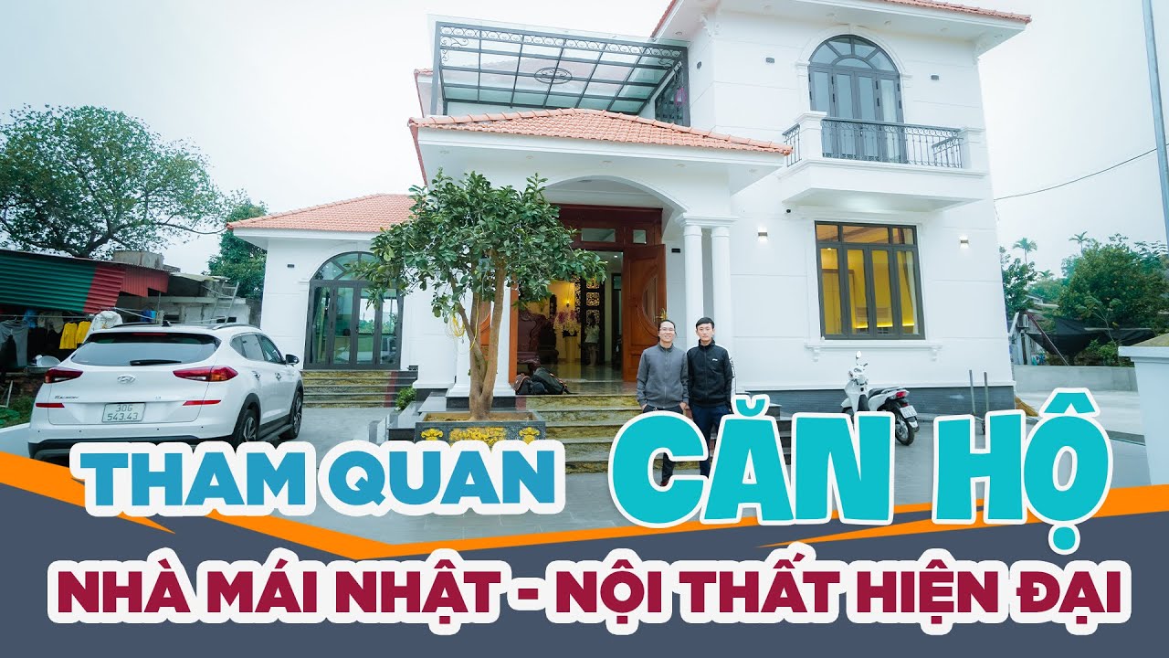 Tham Quan Căn Hộ 210m2 - Kiểu Nhà Mái Nhật - Nội Thất Hiện Đại