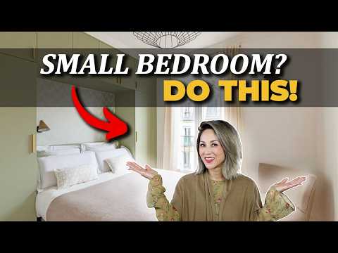 The ONE TRICK to Make Your Small Bedroom FEEL Bigger! | Julie Khuu