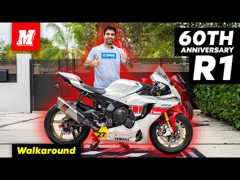 INSANELY BEAUTIFUL Yamaha R1 60th Anniversary Walkaround! | Motomillion